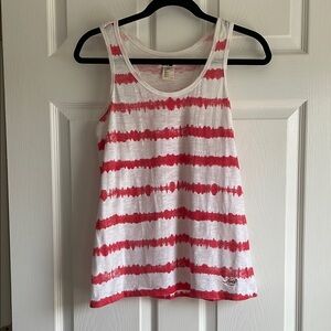 Levi's Red and White Striped Tank Top